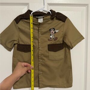 Vintage Disney Mickey Mouse safari shirt